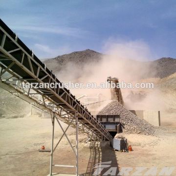 Widely used belt conveying plant for mining ores