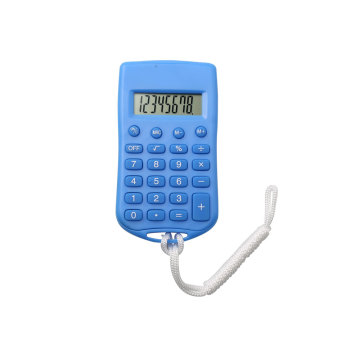 8 Digits Mini Calculator with Lanyard