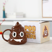 3D Glazed Earthenware Mug with Cover - Hot Personality Creative Spoof Ceramic Coffee Cup