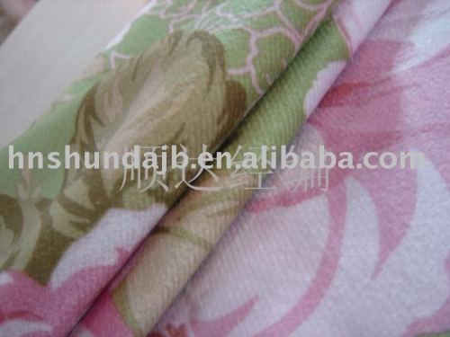 printed velboa fabric/home fabric/mattress fabric