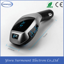 Fashion portable wireless bluetooth car kit handsfree calling MP3 player FM Transmitter