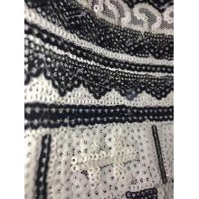 full sequin mesh tulle design embroidery fabric