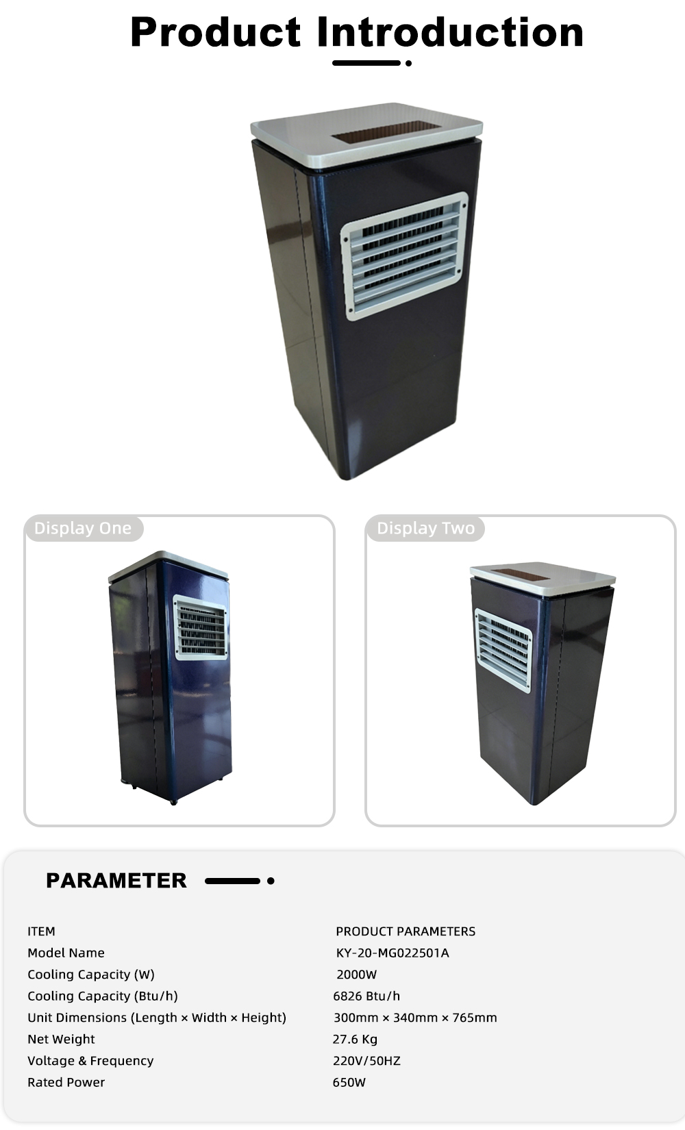 Портативный кондиционер с функцией охлаждения x Portable Air Conditioner Unit with Cooling Function x