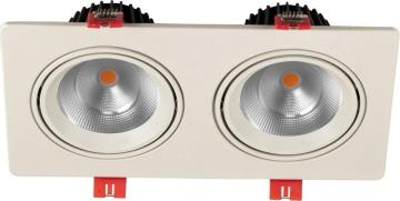 2x24W LED Grid Spot Light