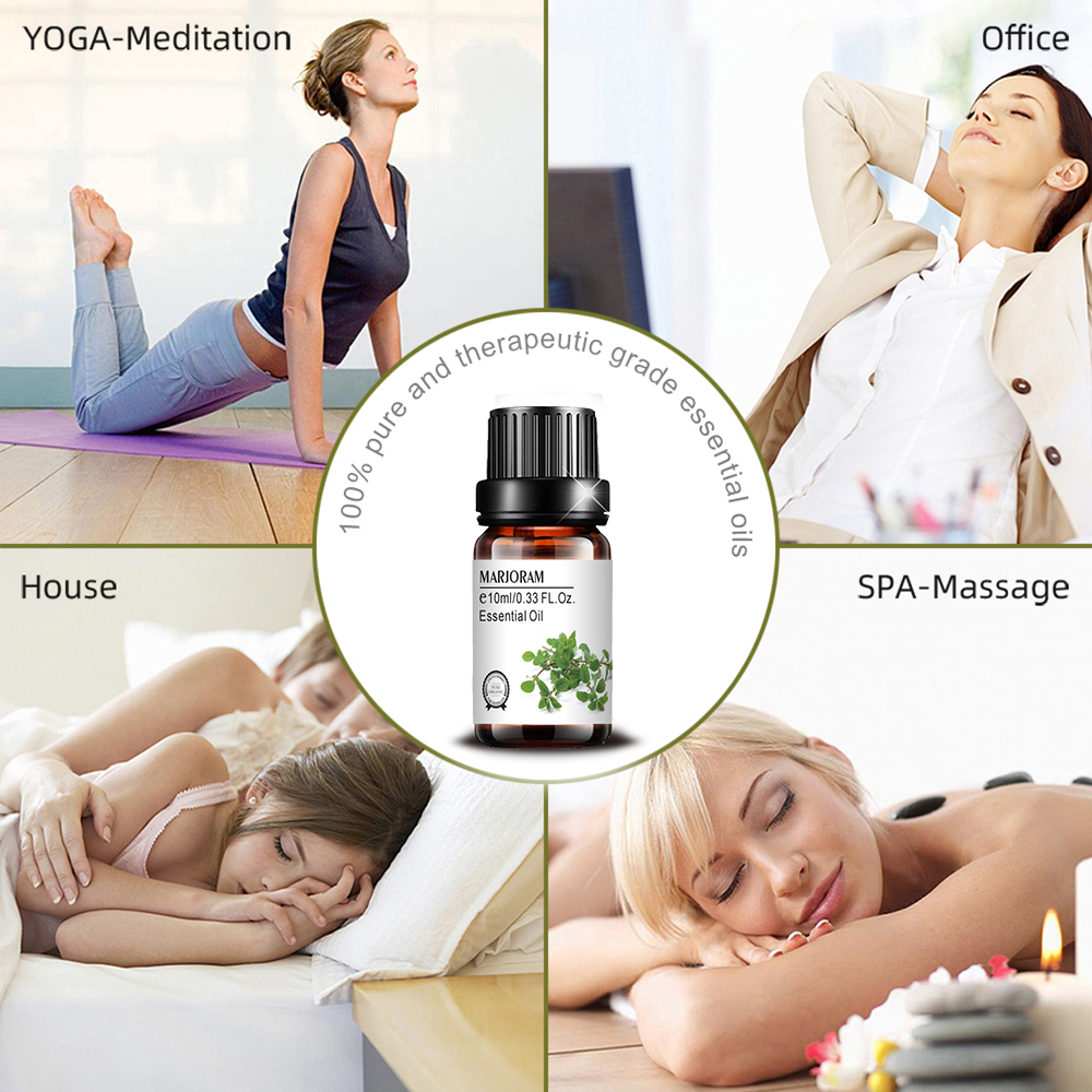 Pure Natural Marjoram Oil for Massage Aromaterapy