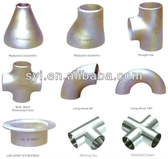 Welded steel pipe fitting connector fastener 90 deg elbow Carbon Steel Pipe Fitting