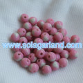 8 MM Plastikowe Okrągłe Serce Chunky Beads Naszyjnik z gumy balonowej Koraliki