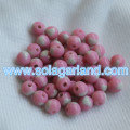 8MM Kunststoff rundes Herz klobige Perlen Bubblegum Halskette Perlen