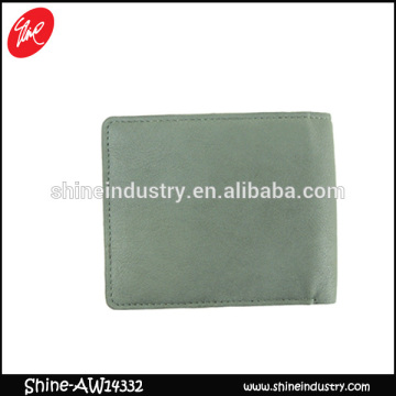 high quality pu grey color wallets