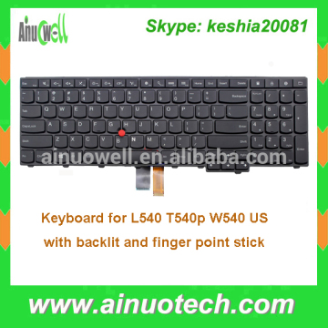 Original new laptop keybord for LENOVO L540 T540p W540 US laptop Keyboard backlit