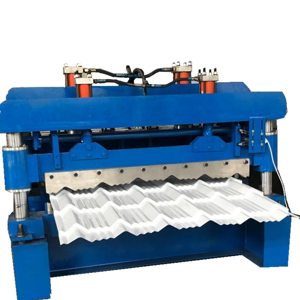 Metal color glazed tile making machine