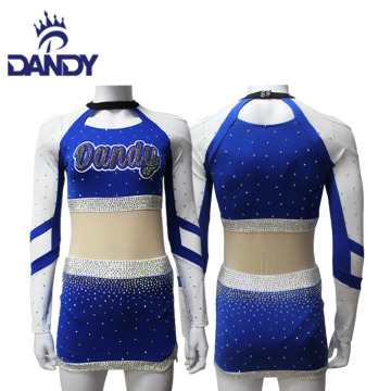 Long Sleeve Cheerleaders Uniforms