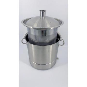 Commercial stainless steel barrel set