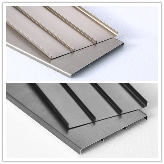 60mm Aluminum Skirting Board Baseboard for Wall Protection