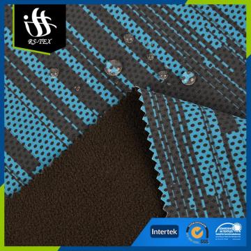 Factory price popular stretch printed interlock lining fabric