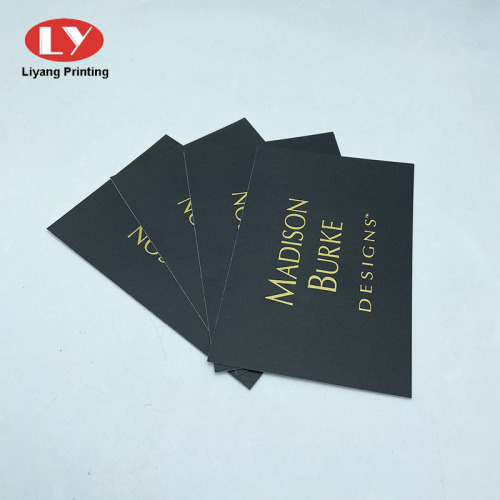 Percetakan Kad Cerita Custom Stamping Black Paper Paper