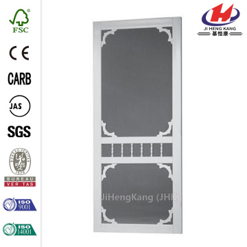 Georgetown Solid Vinyl White Screen Door