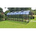 Rangka Bingkai Aluminium Greenhouse dengan PC Roof Glass Garden