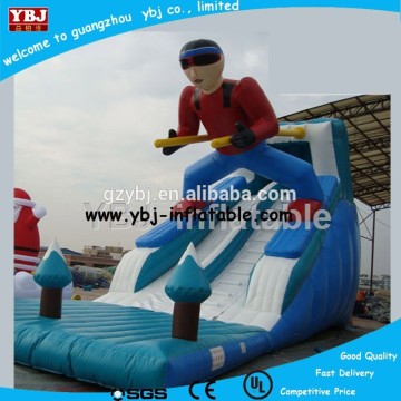Huge Attractive Superman Inflatable Slide