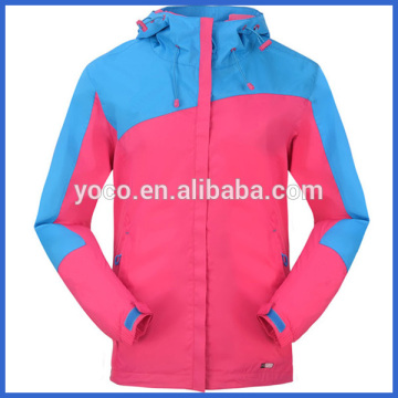 Women windproof winter lightweight polyester jacket