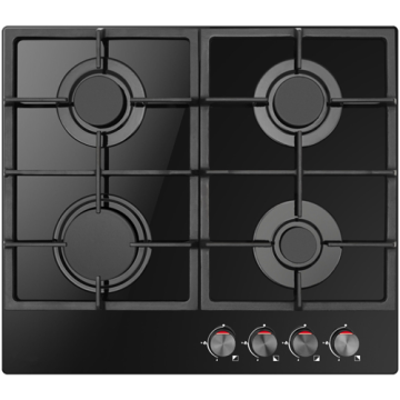 4 Burner Ceramic Hob in Tempered Glass