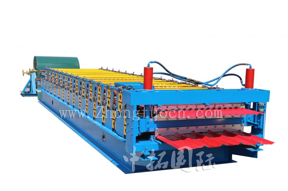 High Speed Roofing Double Layer Roll Forming Machine