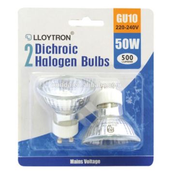 Custom blister packaging for light bulb