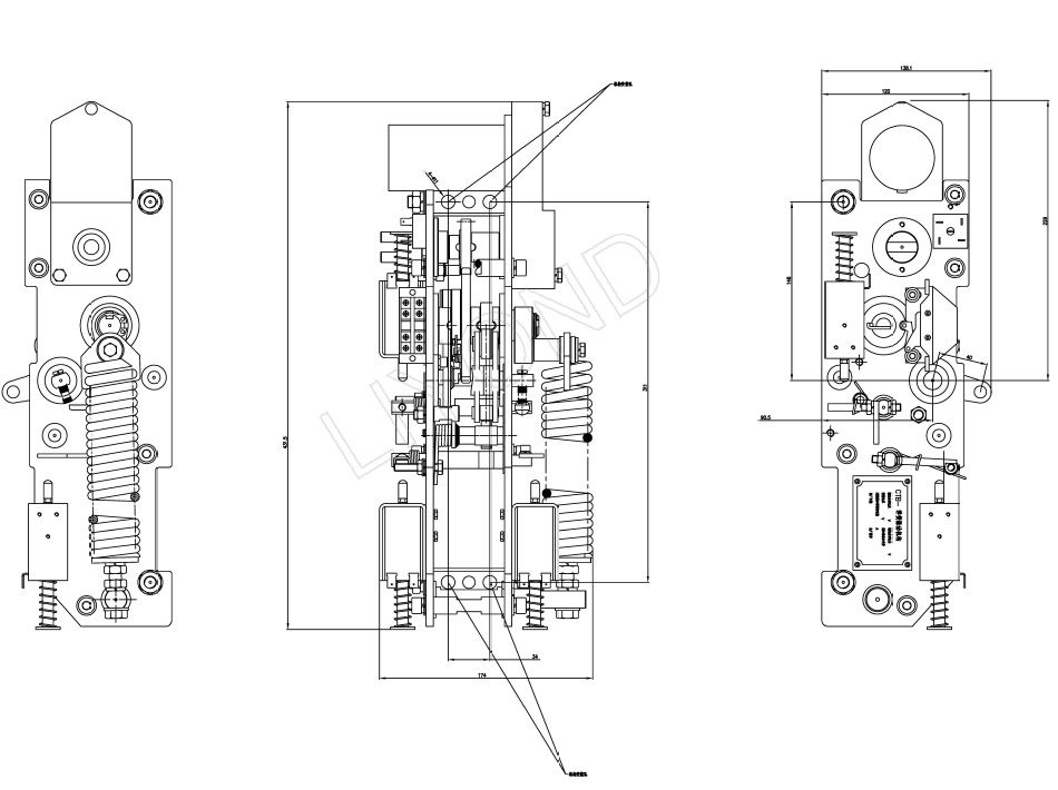 CTB type VCB spring operated mechanism