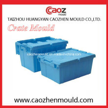 Plastic Foldable Turn Over Box Mould with Lid