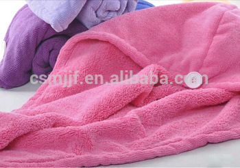 2014 Hot Selling Microfiber Hair Bath Turban