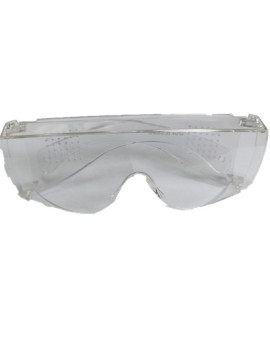 Plastic goggles protect your eyes