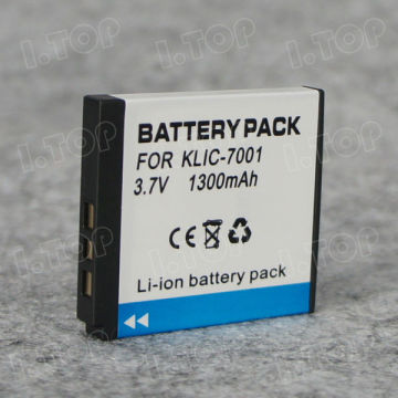High capacity camera Camcorder battery K7001 for Kodak , camera Battery Manufacturer