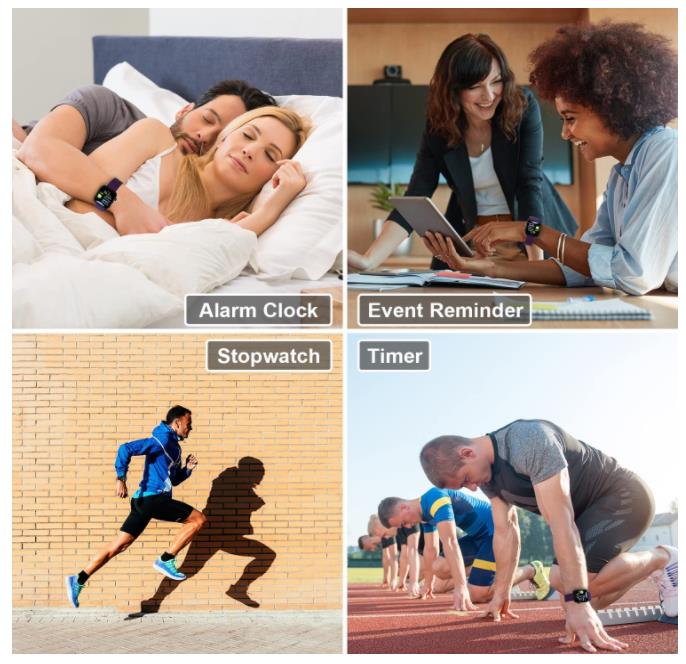 Smart Watch Heart Rate Activity Tracker Meter HRV Blood Pressure Monitor Waterproof Fitness Tracker Watch with Sleep Monitor