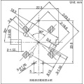 Encoder e nang le Bolelele ba Karolo ea Ts&#39;ebetso ea 15mm