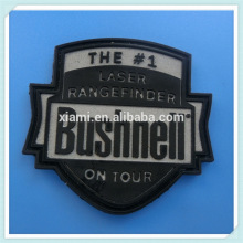 most popular engraved bushnell cool shape embossing soft pvc label