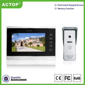 7 inch Memory Video intercom doorbells