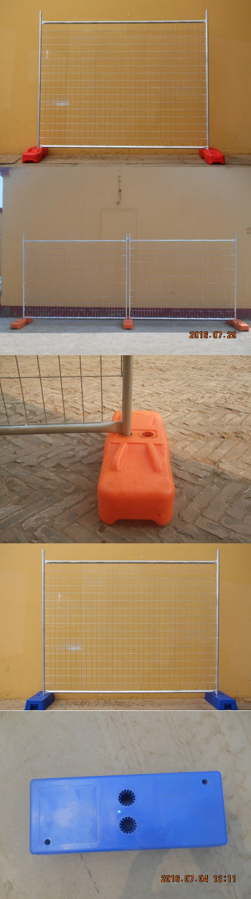 Heavy Duty Galvnanized Temporary Fence with Accessories for Hire