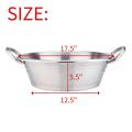 14QT Heavy Duty Edelstahl Große Cazo Comal