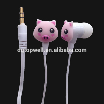 Rubber earphone for IPhone IPod best earphone