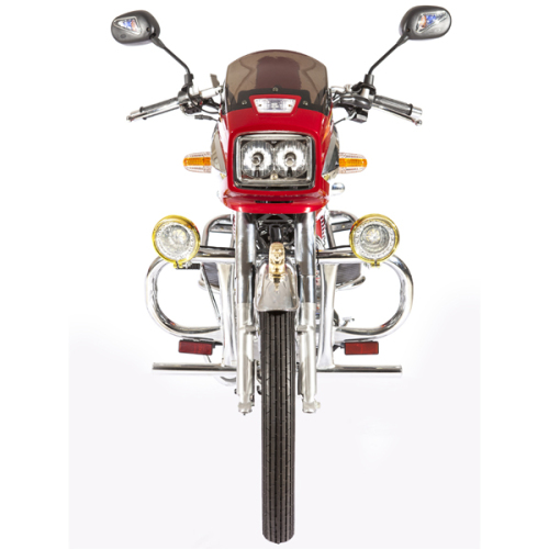 HS125-C Gas Street Red Motorcycle With Backrest