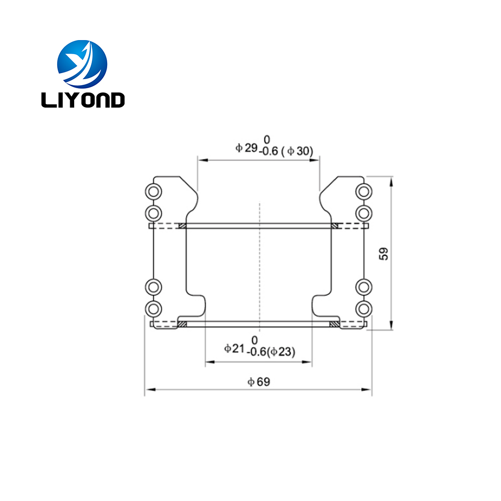 LYA119 Vacuum circuit breaker copper contact finger 630A Tulip contact silver contact for switchgear