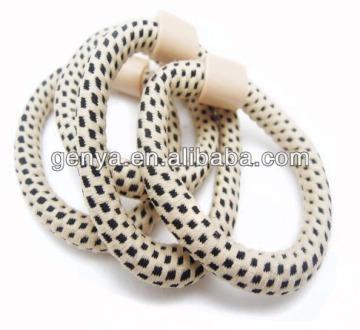 Fashion high end Decorative Elastic ponytail holders