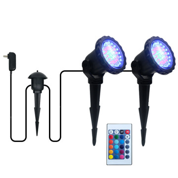 Remote Control LED Spotlight for Pond Garden Landscape