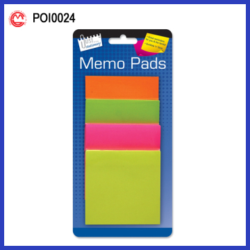 Neon Color 75x75mm Memo Sticker