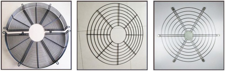 7 8 9 11 CM Metal wire protective net Axial fan the cooling fan guard can be used with an oval net cover