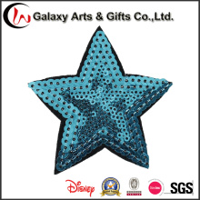 Embroidery Colorful Star Pattern Decorative Sequin Applique for Clothing