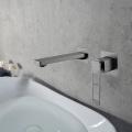 Wall-mounted double hole hot and cold splashproof faucet