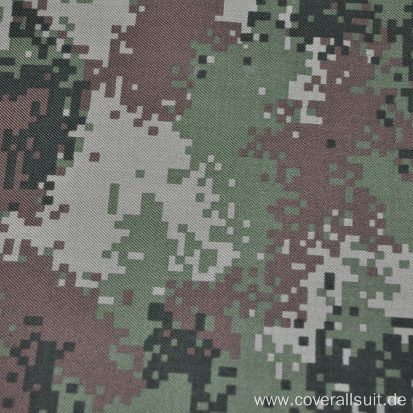 High quality fire retardant blue camouflage fabric