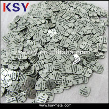 High quality custom designer handbag metal tags