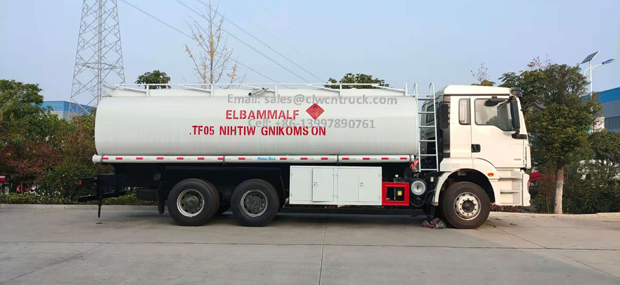 gasoline tanker truck